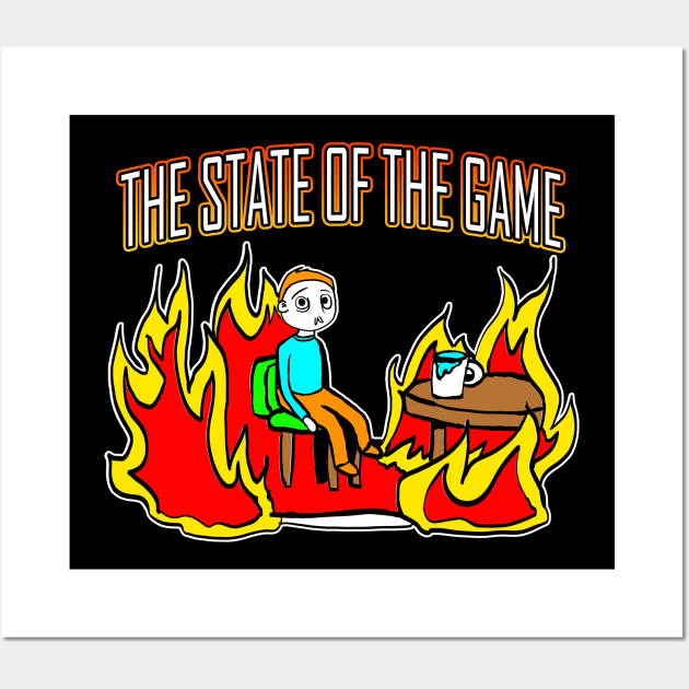 The State Of The Game Wall Art by Shawnsonart